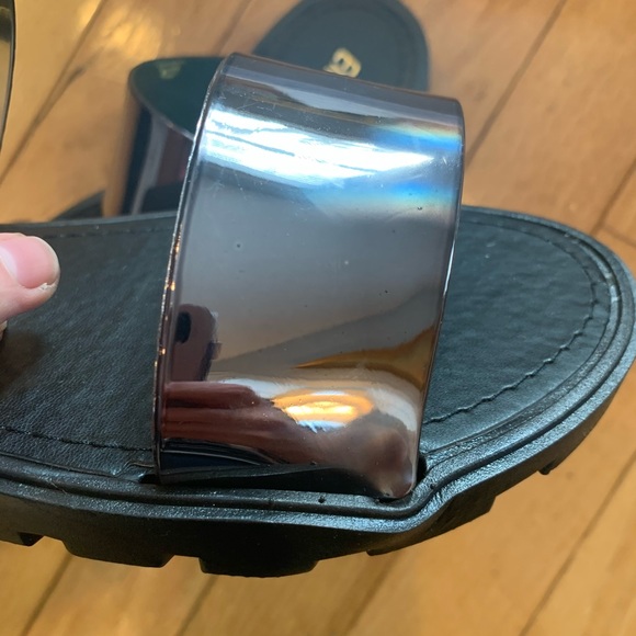 Electric Karma Pewter Grove slip on sandals size 6 - Picture 5 of 11